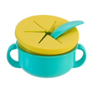 Bol 2 in 1 pentru snackuri, blue, U-Grow - Img 4