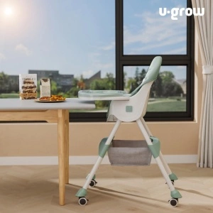Scaun de masa2 in 1,pliabil,verde,U-Grow - Img 7
