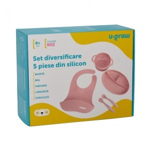 Set divers 5 piese silicon, roz, U-Grow - Img 7