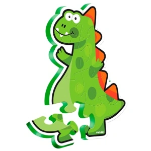 PUZZLE MAXI, 10 PIESE- VERDE