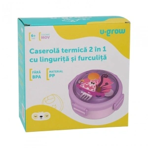 Caserola termica , mov, U-Grow - Img 7