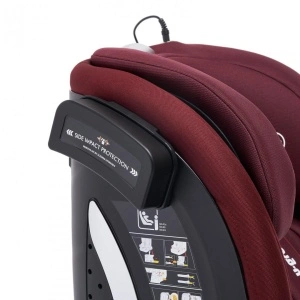 Scaun auto U-Grow,isofix,76-150 cm,rosu - Img 9