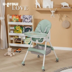 Scaun de masa2 in 1,pliabil,verde,U-Grow - Img 8