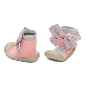 Sosete antider, pink/grey,size 23,U-Grow - Img 2