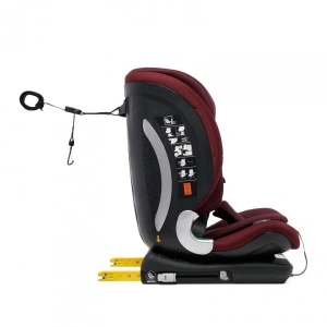 Scaun auto U-Grow,isofix,76-150 cm,rosu - Img 6