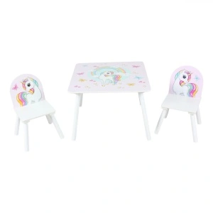 Set 2 scaune +birou Unicorns, U-Grow