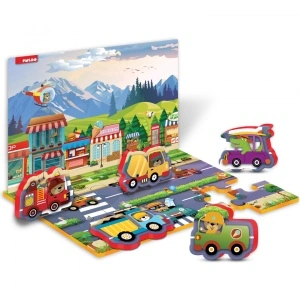 PUZZLE TRAFIC, 17 PIESE