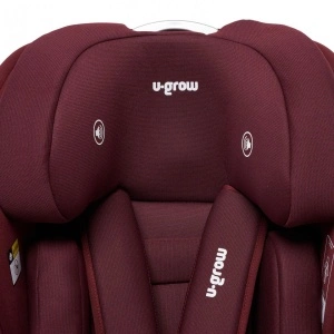 Scaun auto U-Grow,isofix,76-150 cm,rosu - Img 10