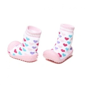 Sosete antider pink hearts,size19,U-Grow - Img 2
