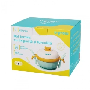 Bol termic, blue, U-Grow - Img 5