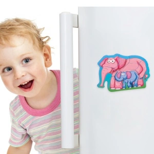 PUZZLE MAMA SI COPILUL, ELEFANT,8 PIESE - Img 3