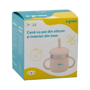 Cana silicon cu pai, 200 ml, U-Grow - Img 4