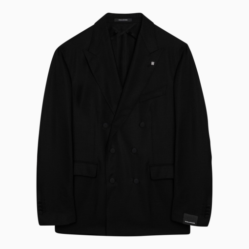Tagliatore New York black wool double-breasted jacket - Img 1