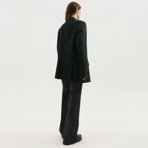 1989 STUDIO Dark green double-breasted blazer - Img 2