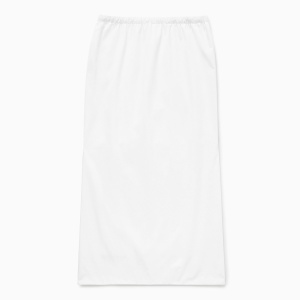 1989 STUDIO Long asymmetric skirt white - Img 2