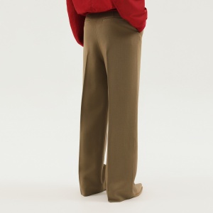 1989 STUDIO Olive green straight leg wool pants - Img 2
