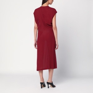 6397 S-Curve dress in bordeaux chiffon - Img 2