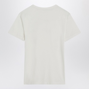 Acne Studios White cotton T-shirt with logo - Img 2