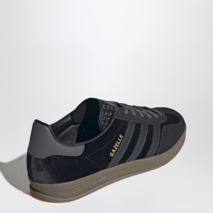 adidas Originals Gazelle Indoor Black Velvet Sneaker - Img 2
