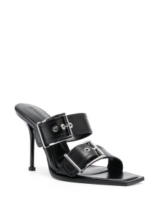 Alexander McQueen 100mm Buckled Leather Sandals - Img 2