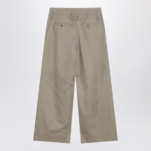 Alexander McQueen Beige cotton gabardine chino pants - Img 2