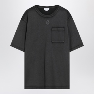 Alexander McQueen Faded black Skull T-shirt