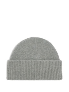 Ami Paris Grey Alpaca Striped Ami De Coeur Beanie - Img 3