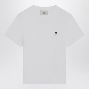 Ami Paris T-shirt Ami De Coeur white in cotton