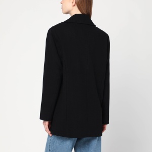 ANINE BING Black Glenn double-breasted coat - Img 2