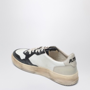 AUTRY Medalist Low Super Vintage sneakers white/black/beige - Img 2