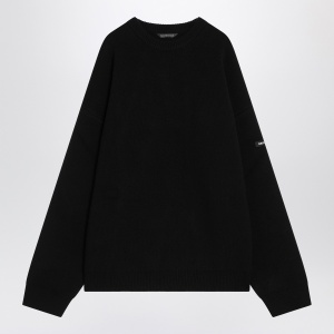 Balenciaga Black wool knit sweater