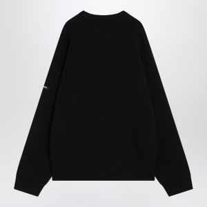 Balenciaga Black wool knit sweater - Img 2