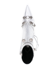 Balenciaga Cagole leather ankle boots - Img 3