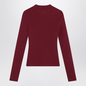 Balenciaga Ribbed burgundy Nano BB sweater - Img 2