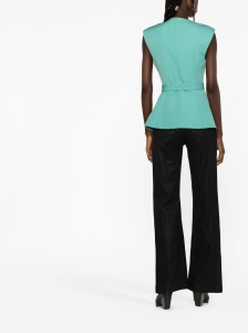 Balmain Sleeveless belted jacket - Img 2