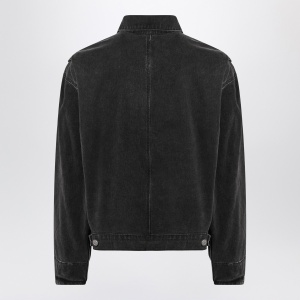 Basketcase Gallery Black washed denim jacket - Img 2