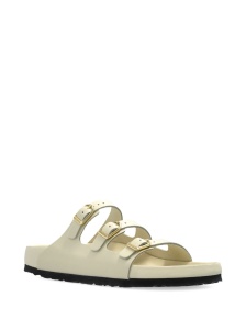 Birkenstock Florida Fresh Natural Leather Patent - High-Shine Ecru - Img 2