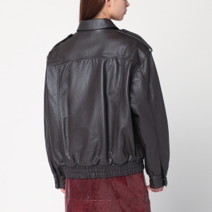 Blazé Milano Ebony leather bomber jacket - Img 2