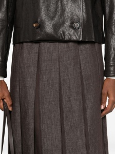 Brunello Cucinelli Pleated panel skirt - Img 2