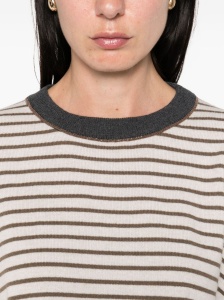 Brunello Cucinelli Striped crew-neck sweater - Img 3