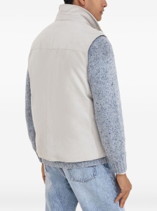 Brunello Cucinelli Suede down vest - Img 2