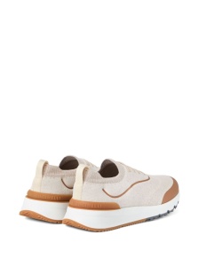 Brunello Cucinelli Techno cotton knit runners - Img 4