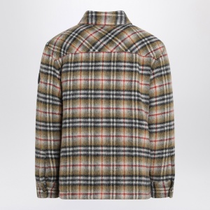 Burberry Beige checked wool shirt jacket - Img 2