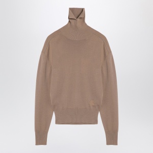 Burberry Beige wool turtleneck sweater