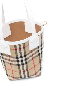 Burberry check motif mini bucket bag - Img 3