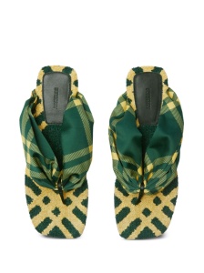 Burberry check pool flat slides - Img 4