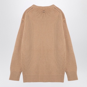 Chloé Nude cashmere and cotton oversize jumper - Img 2