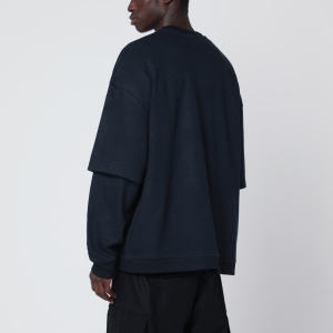 DARKPARK Navy blue Troy double-sleeve top - Img 2