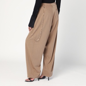 DARKPARK Phebe beige trousers with chain - Img 2