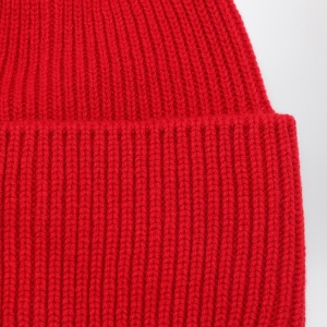 Destin Red wool and cashmere beanie - Img 2